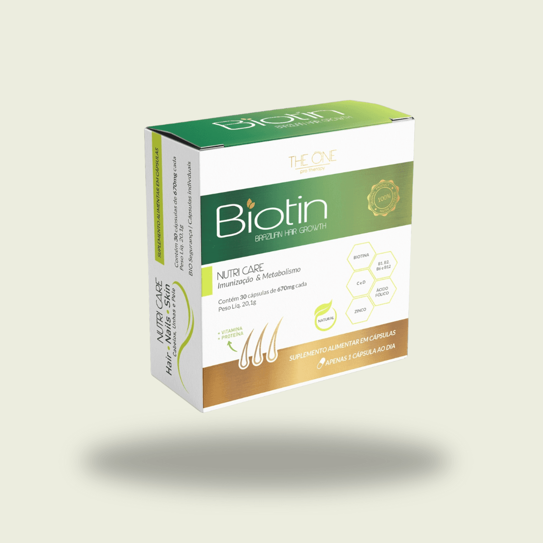 Cápsulas de Biotina 30 Cápsulas