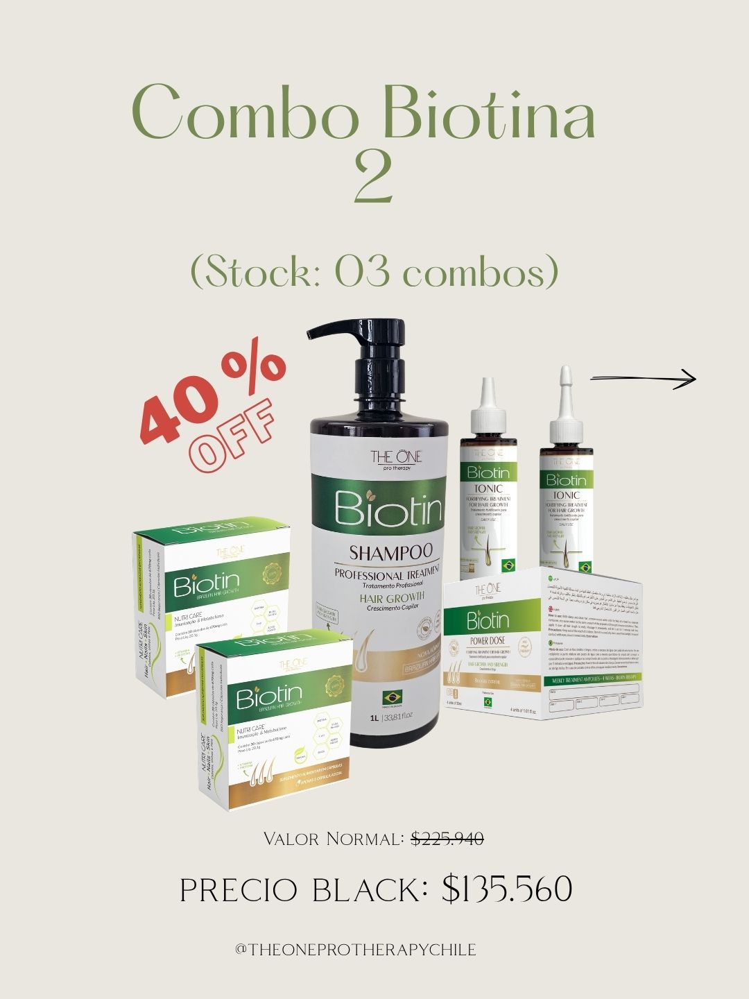 Combo Biotina 2